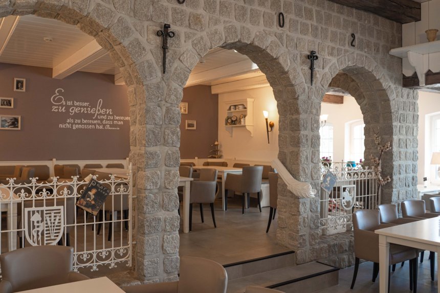 Innenansicht Café Osterhof Tellingstedt