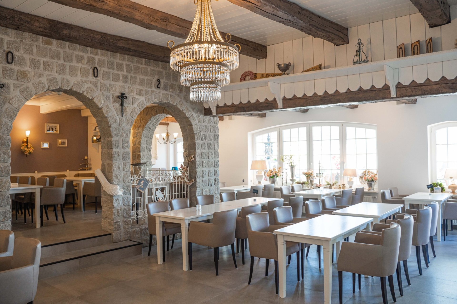 Innenansicht Café Osterhof Tellingstedt